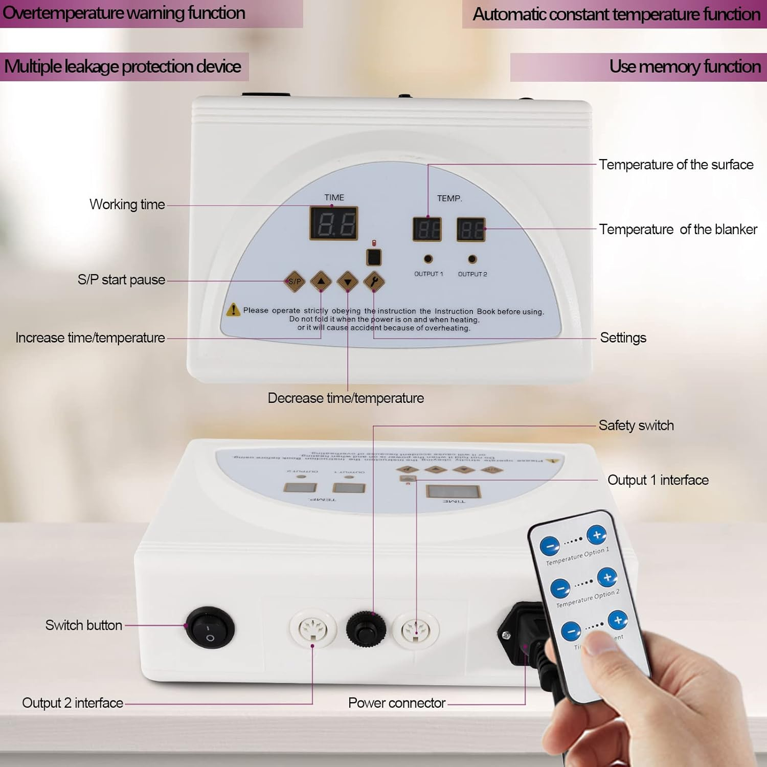 Infrared Sauna Blanket, Portable Home Sauna Blanket, Heat Healer Sauna Blanket Wrap, Personal Sauna Blanket with Red Light Therapy, Relax and Rejuvenate Your Body and Mind – Image 7